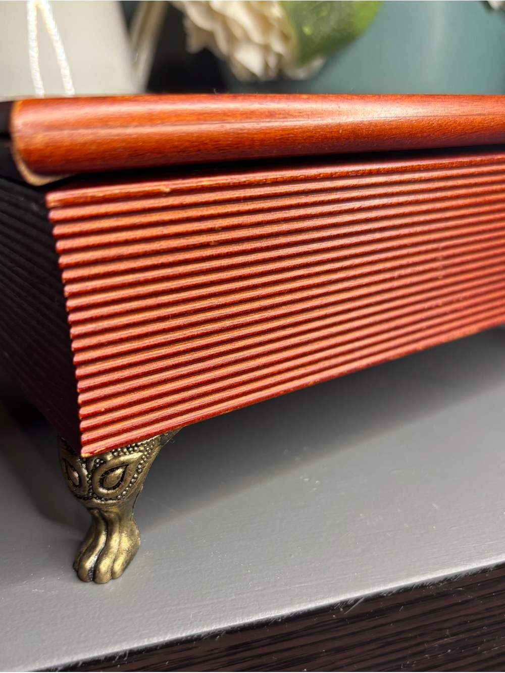 Cherry Wood Jewelry Box - Picture 3 of 7